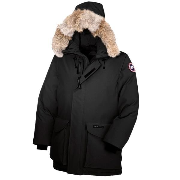 Canada Goose Mens Ontario Parka, Black